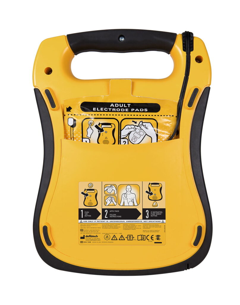 Defibtech Lifeline AED Back view